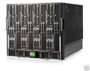 HP c7000 Enclosure 8xBL460c Blade Server 2x SB40c 2.4TB  