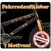 Fahrrad Aufkleber MOTIV, FARBE frei wählbar (7 Sets verfügbar)