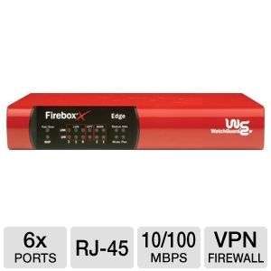 WatchGuard WG50020 Firebox Edge X20e 6 Port VPN Firewall   6 Ports, RJ 