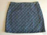 Tommy Hilfiger Womens Blue Jean Denim Skirt 8 Blue  