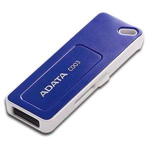 Data C003 AC003 2G RBL Ultra Slim USB Flash Drive   2GB, Blue at 