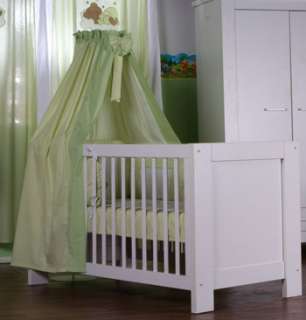   tlg. Luxus Babyzimmer Enni in Weiss Textilien in Sleeping Bear Beige