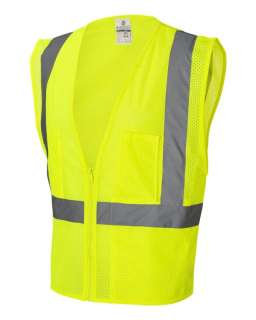 ML Kishigo Mesh Multi Pocket Safety Vest (1085) Green  