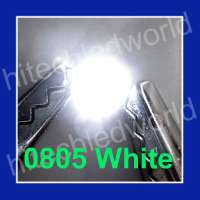 100p SMD SMT 0805 Warm White LED Lamp Light 2500mcd  