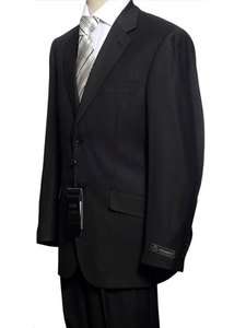 Mens Suit Double Breasted Polyester Viscose Jacket Pants Grey Tailor 