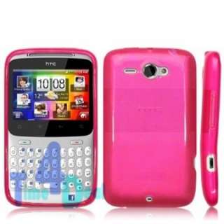 Design Gel Case für HTC ChaCha   pink  
