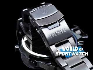 WEIDE New Blue Analog Led Day Date Sport Watch Men  