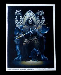 Deliverance AUFKLEBER Sticker Reaper Skull Skeleton Heavy Metal Gothic 