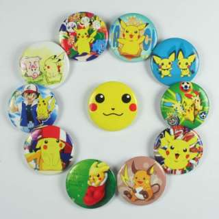 Lots Wholesale 24pcs Pokemon Pikachu Pins Badges Buttons party favor 