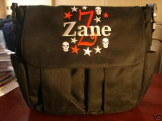 SKULL DIAPER BAG AWESOME D99556 3 BABY CARRY ALL CUTE  