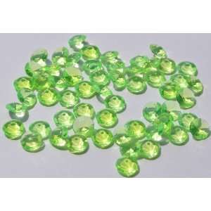Dekosteine grün Diamanten 100 Stück Acryl Tischdeko Hochzeit  