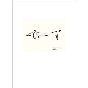 Picasso, Pablo   The Dog   Kunstdruck Artprint Gemälde Hund   Grösse 