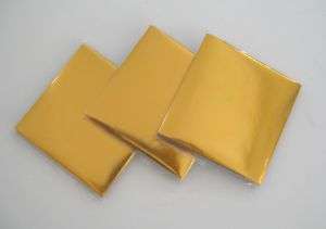 Japanese Gold Foil Origami Paper 3x3 100 sheets  