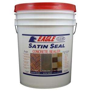 Eagle 5 Gal. Satin Seal Clear Acrylic Water Based Concrete Sealer ES5 