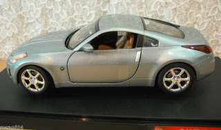 Nissan 350 Z Silver Car 100% Hot Wheels Die Cast 118 Scale Mint in 