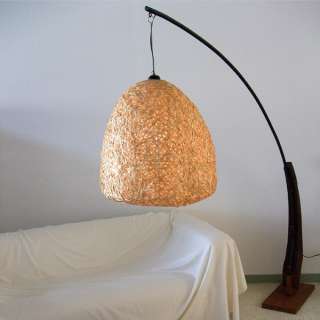 Standlampe Stehlampe Lampe Leuchte Bambus Natur Holz  
