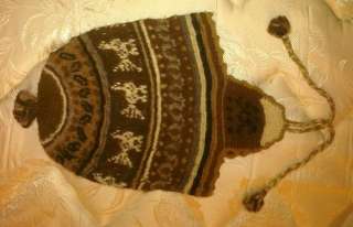Hand made Baby Alpaca Hat, Genuine Peruvian  