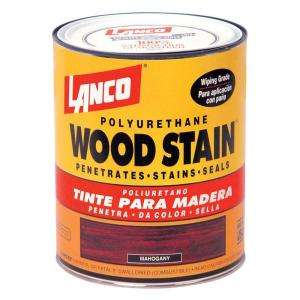 Lanco 1 Qt. Mahogany Interior Wood Stain WS661 5  
