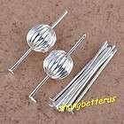 500 Pcs 22mm silver plated flat Head Pins Needles Jewelry Findings