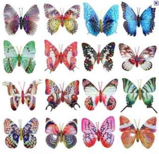 wholesale 50 pcs Night light Butterfly magnet fridge  