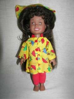 PLAYSKOOL African American DOLLY SURPRISE 1987 Grow Hair Black Doll 