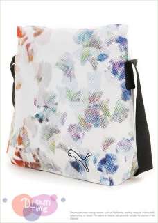 Brand New PUMA Core Lite Messenger Shoulder Hobo Bag White Color 