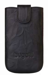 Bugatti Ledertasche Leder Handytasche Handy SlimCase Samsung Galaxy 