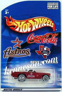 57 T Bird Astros Coca Cola #1 Ford Texas Hot Wheels  