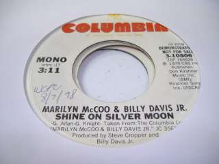 Soul Promo 45 MARILYN MCCOO & BILLY DAVIS JR. Shine On  