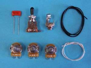 Guitar Wiring Kit 2 Vol 1 Tone Toggle Flying V and More  