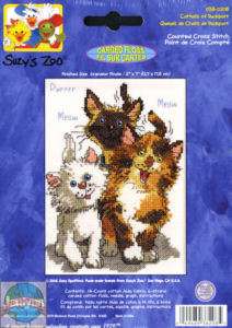 Cross Stitch Kit ~ Suzys Zoo Cattails of Duckport Cats  