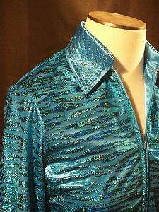Performance Collection Turquoise Western Show Shirt  