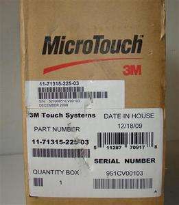 MICROTOUCH 3M TOUCH SYSTEMS, 11 71315 225 03 NEW  