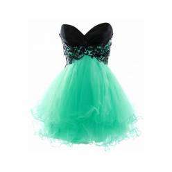 BRAND NEW FOREVER UNIQUE CODY GREEN PROM DRESS UK 10 or 16  