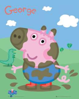 Peppa Pigs Brother George Close Up Poster 20x16 NEW  