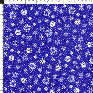 Snowflake Blizzard Cotton Fabric 44x1yard lots Xmas  