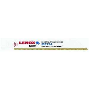  Lenox 618G gold blade 6x18tpi recip. (5pk)