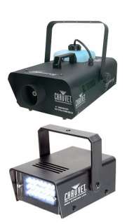 CHAUVET LED Mini Strobe Light + H1300 Fog Smoke Machine  