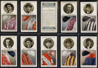 Full Set, Ogdens, Steeplechase Trainers & Colours 1927  