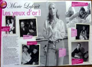   MARIE LAFORET  lot coupures de presse 