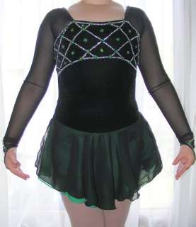 Irish Dance Ice Skating dress/Baton Twirling costume/Tap leotard 