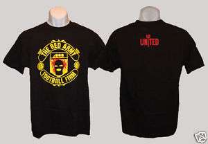   RED ARMY T SHIRT/Jersey Manchester United Soccer FIRM 1