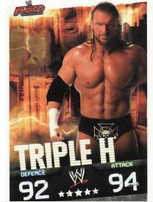 WWE Slam Attax Evolution   Triple H Raw Card  