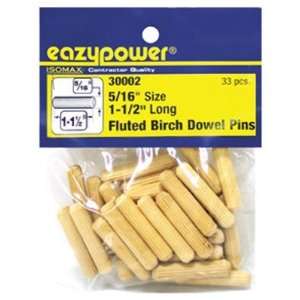 Eazypower Corporation 39409 5/16 x 1 1/2 Fluted Dowel Pin