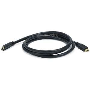  6FT 24AWG CL2 High Speed w/ Ethernet Male to Female HDMI 