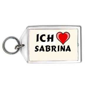 Ich liebe Sabrina Schlüsselhalter  Auto