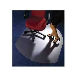  Floortex Products   Chairmat, w/ Grippers, Contour, 39x49 