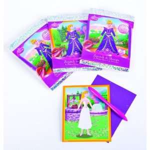  4 Piece Disney Princess Scratch/Design Case Pack 3 