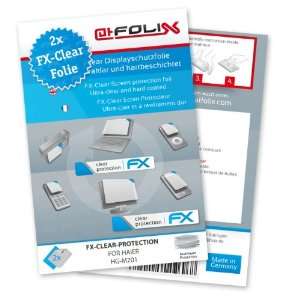  2 x atFoliX FX Clear Invisible screen protector for Haier 