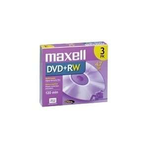  Maxell 634043 DVD+RW 4.7GB 3PK 